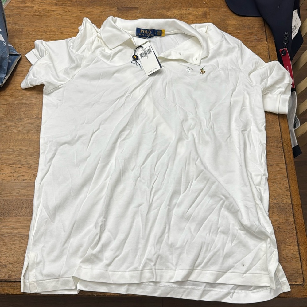 NWT Polo White Short Sleeve